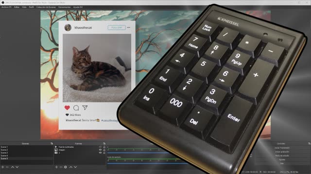Old numeric keypad turned into a Stream Deck